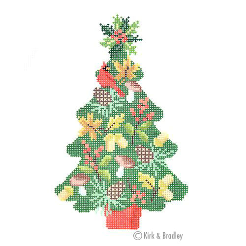 KB 1454 - Christmas Woodland Tree