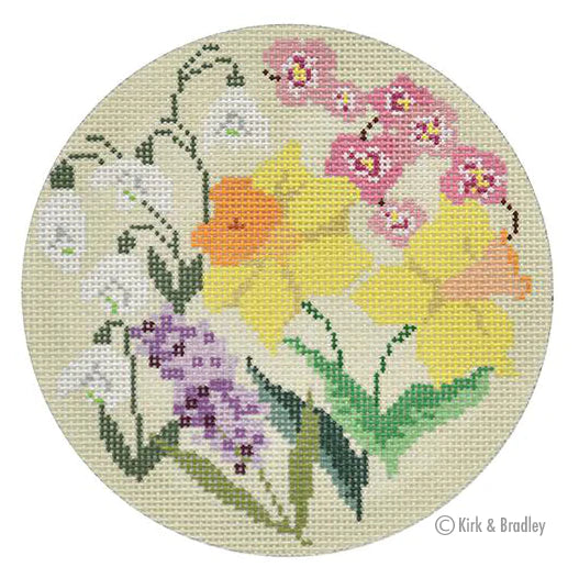 KB 1480- Spring Floral Round