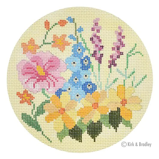 KB 1482- Autumn Floral Round