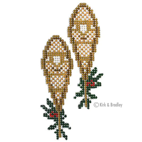 KB 1497 - Retro Ski - Wooden Snow Shoes