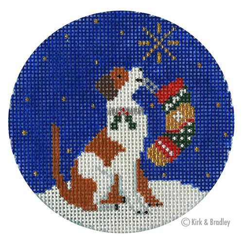 KB 1505 - Midnight Jack Russell Round