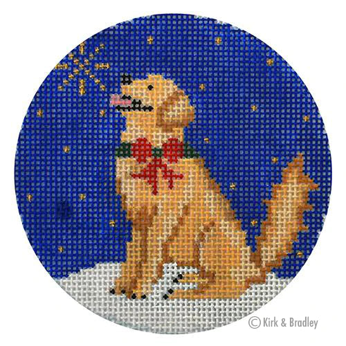 KB 1509 - Midnight Golden Retriever Round