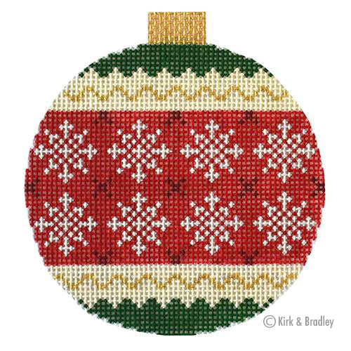 KB 1523 - Holiday Bauble - Snowflakes