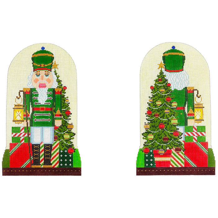 KB 1527 - Green Double-Sided Nutcracker