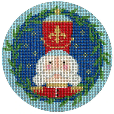 NTG KB212 - Nutcracker Round - Fleur de Lis - Franz