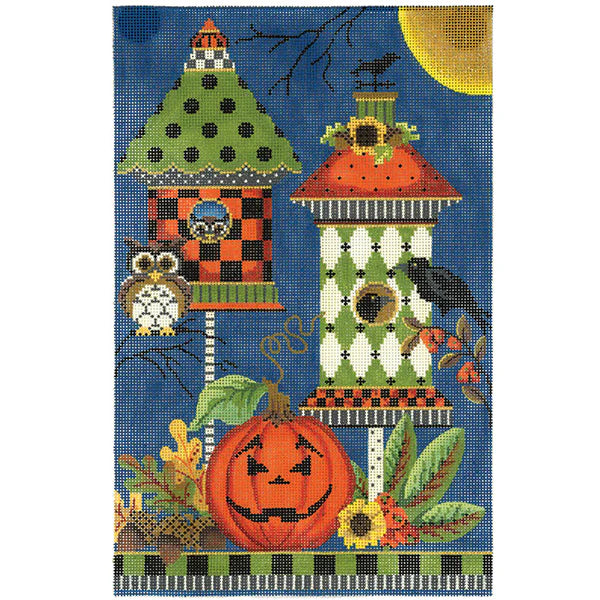 KBH20-18 - Halloween Crow Birdhouse