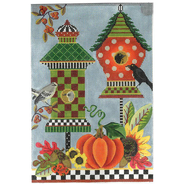 KBH21-18 - Autumn Celebration Crow Birdhouse