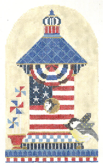 KC-KBH25-18 - Chickadee Patriotic House