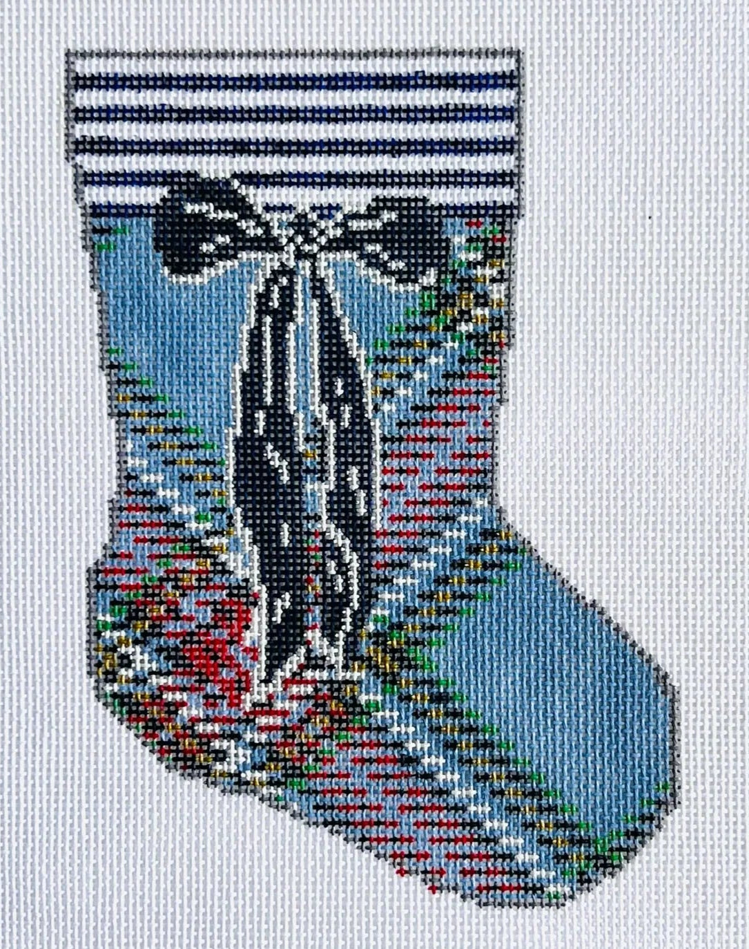 KCD1504 - Blue Tartan Mini Sock
