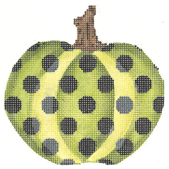 KCN1562 - Kiwi Polka Dot  Pumpkin