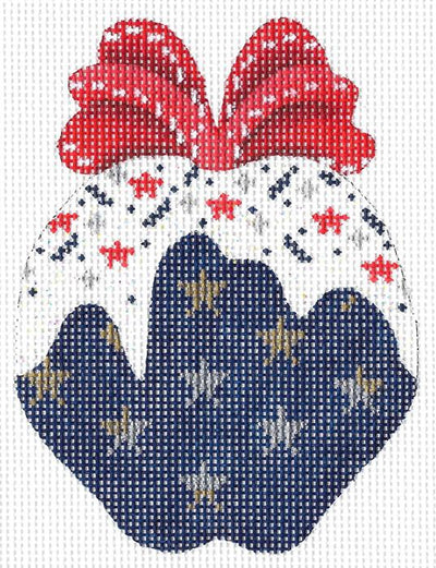 KCN1712 - Navy Stars-n-Sprinkles Apple