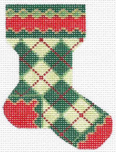 KCN518 - Christmas Argyle Sock