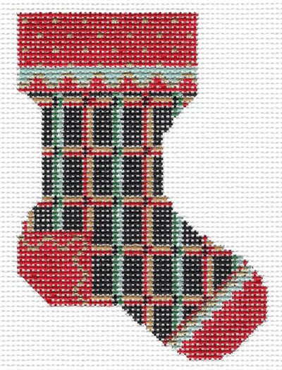 KCN59 - Christmas Plaid Sock