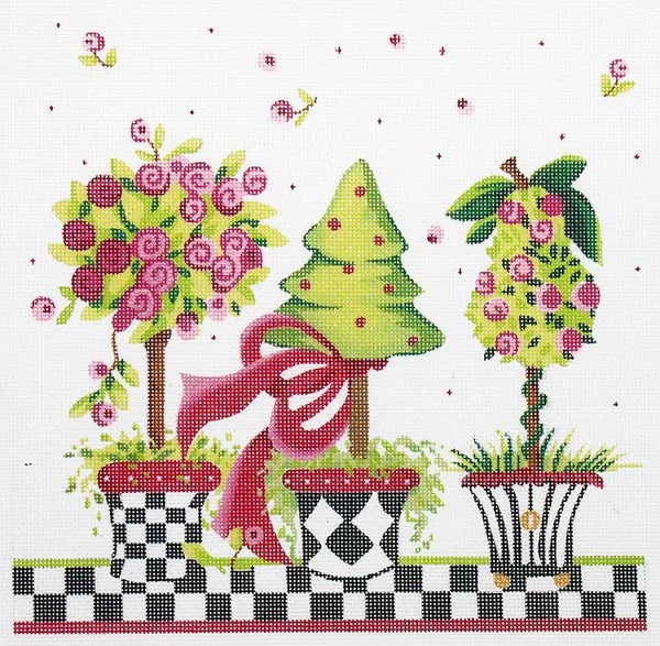 KCN905 - Pink Posies Topiary