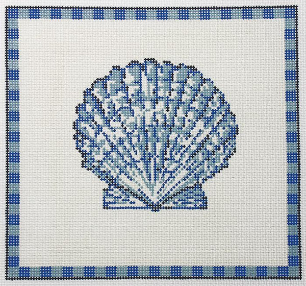 KCN942 - Scallop Shell in Ocean Blue