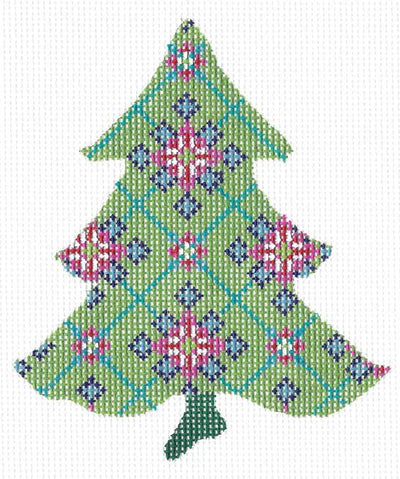 KCNT005-18 Scandanavian Snowflake Tree and Stitch Guide