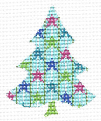 KCNT007-18 Twirly Wirly Stars Tree and Stitch Guide