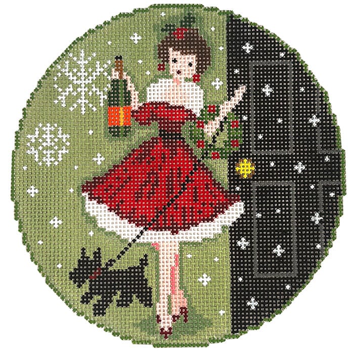 KDS-34 - Betty Loves Bubbles #1 (Scottie) with Stitch Guide