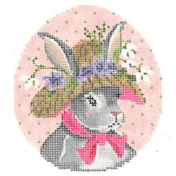 KEA17-18 - Miss Snowdrop Violet Bunny Egg