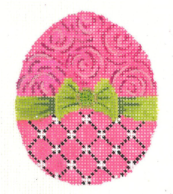 KEA35-18 - Fuchsia Ribbon Egg