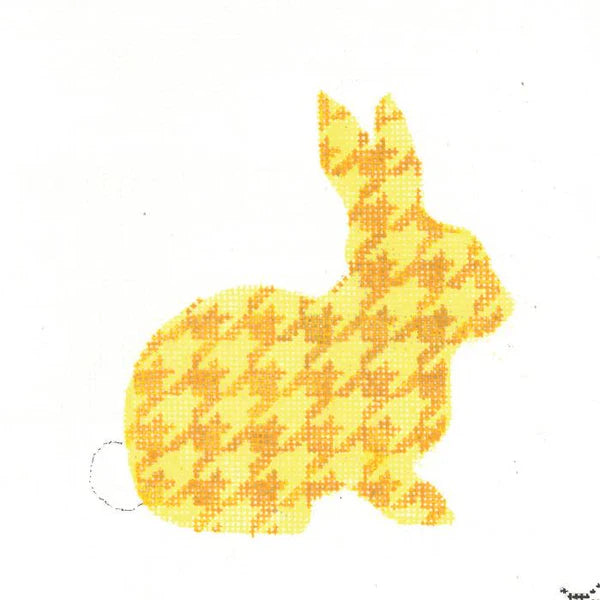 KEA54-18 - Lemon Houndstooth Bunny