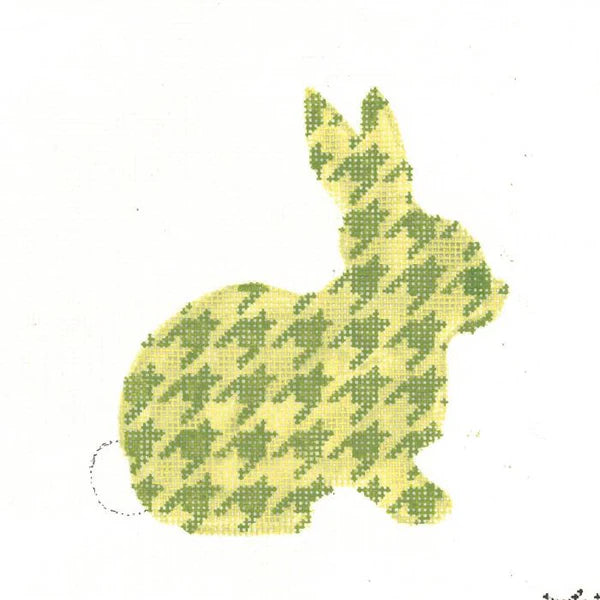 KEA56-18 - Lime Houndstooth Bunny