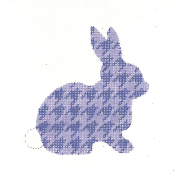 KEA58-18 - Lilac Houndstooth Bunny