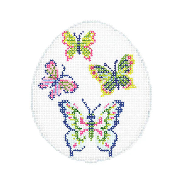 KEA68-18 - Butterfly Patterned Egg