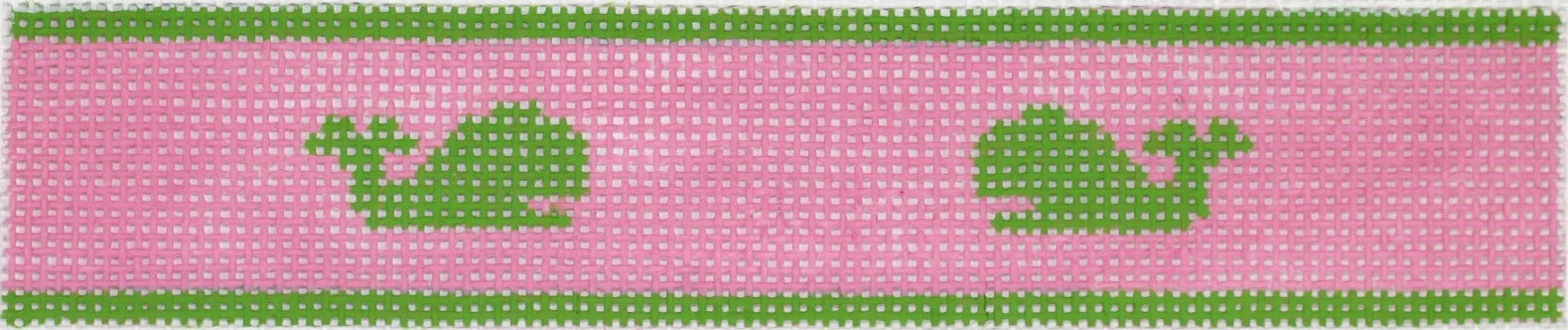 KF-34 - Lime Green Whales on Pink