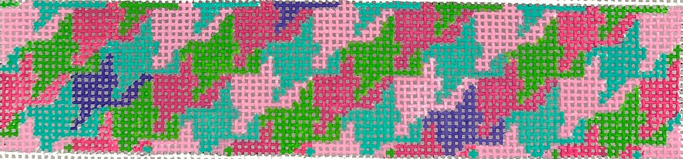 KF-43 - Houndstooth - Pinks, Greens, Turquoise, and Lavender