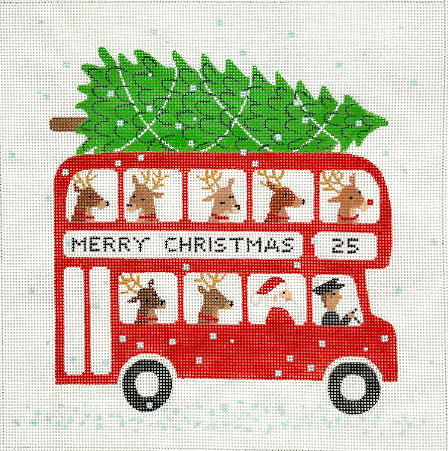 KH-PL-25 - Bus with Santa and Reindeer