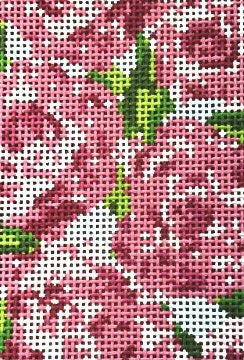KJ56 - Roses on Teal Passport Insert
