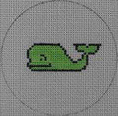 KK-MO105 - Green Whale Mini Round