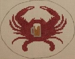 KK-OCR100 - Red Crab with Beer Mug