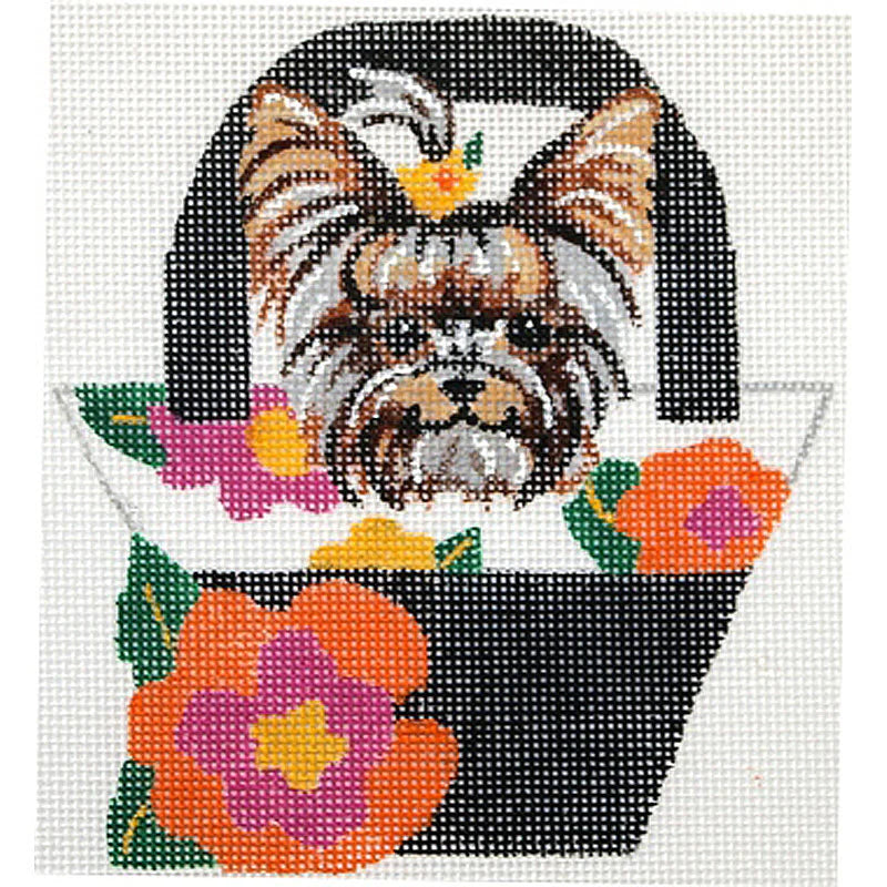 KL1007 - Yorkie Puppy in Basket