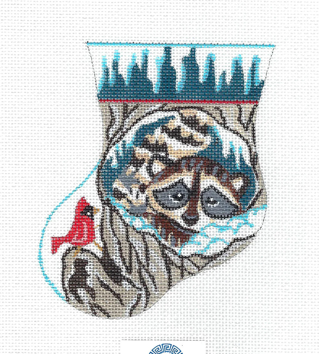 KL164-1 - Raccoon Mini Stocking