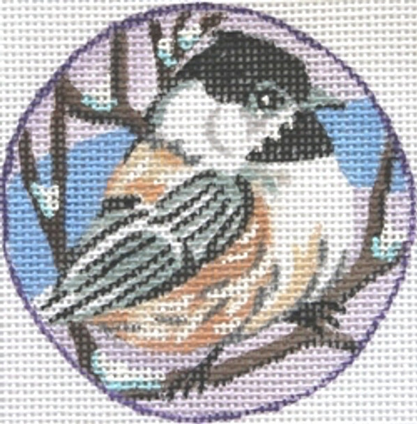 KL170 - Chickadee on Branch