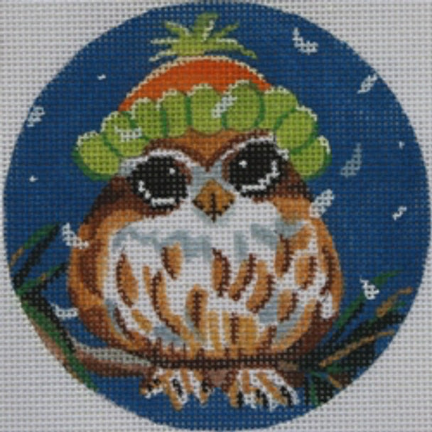 KL183 - Owl in Snow Cap Ornament