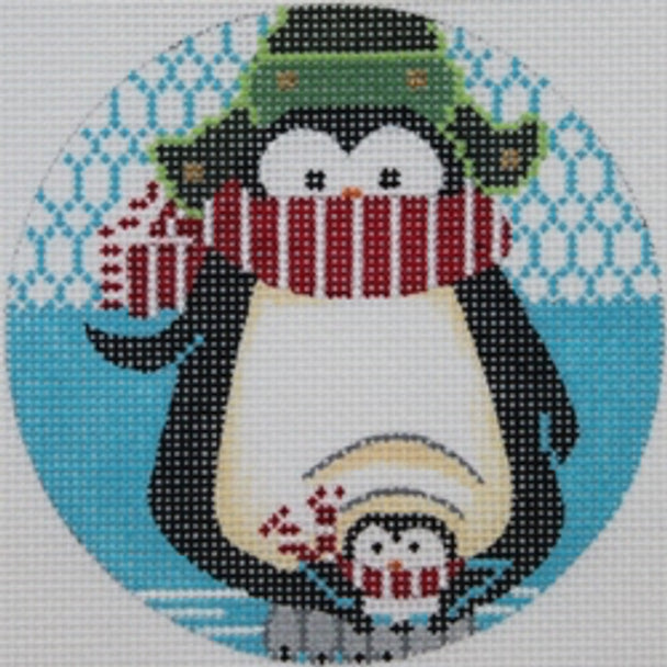 KL193 - Penguin Mom and Chick Ornament