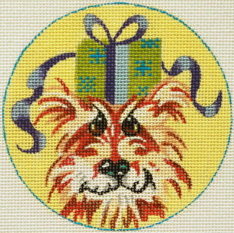 KL221 - Puppy with Green Box Ornament