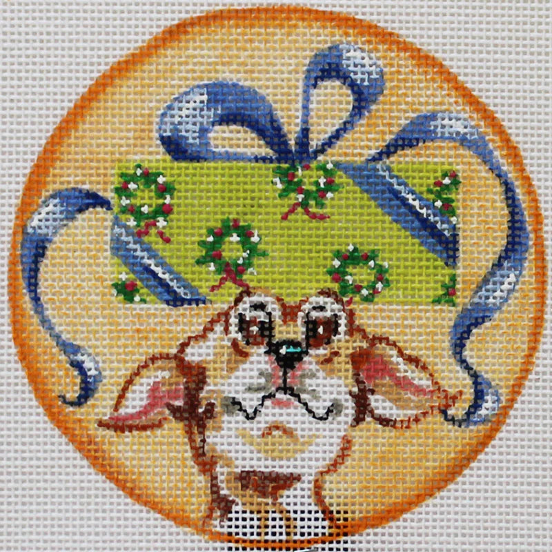 KL228 - Chihuahua with Green Box Ornament