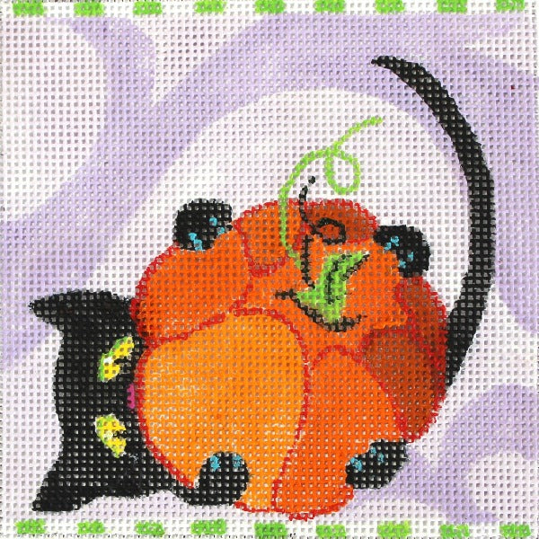KL453 - Black Cat Plays Ball