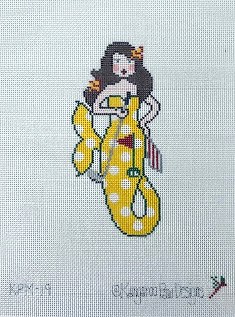 KPM-19 - Yellow Golf Mermaid