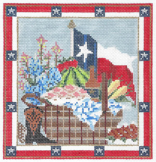 KRG-08-18 - Texas Picnic Basket