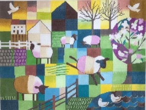 KS-4 - Frolicking Sheep