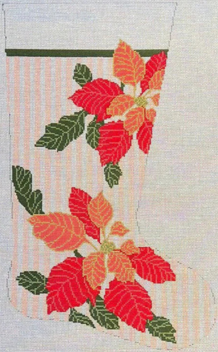 KW22 - Poinsettia Stocking
