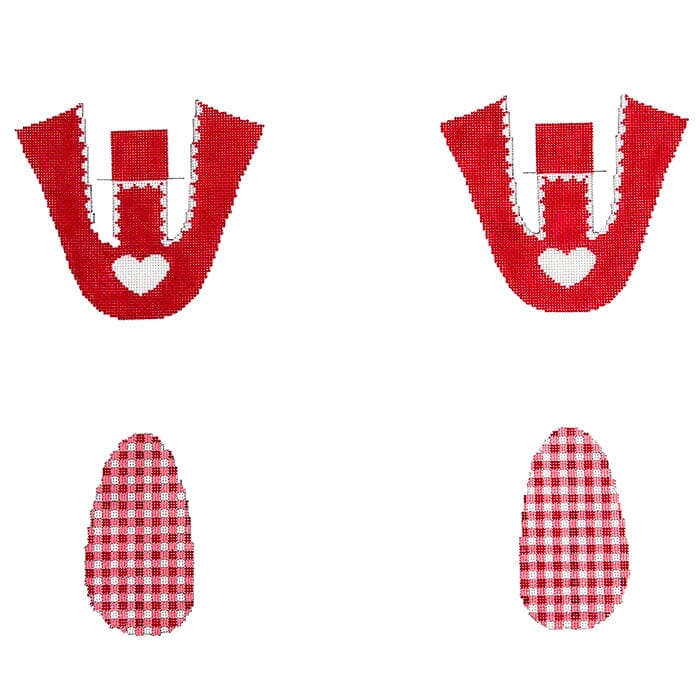 KW29 - Heart Baby Booties