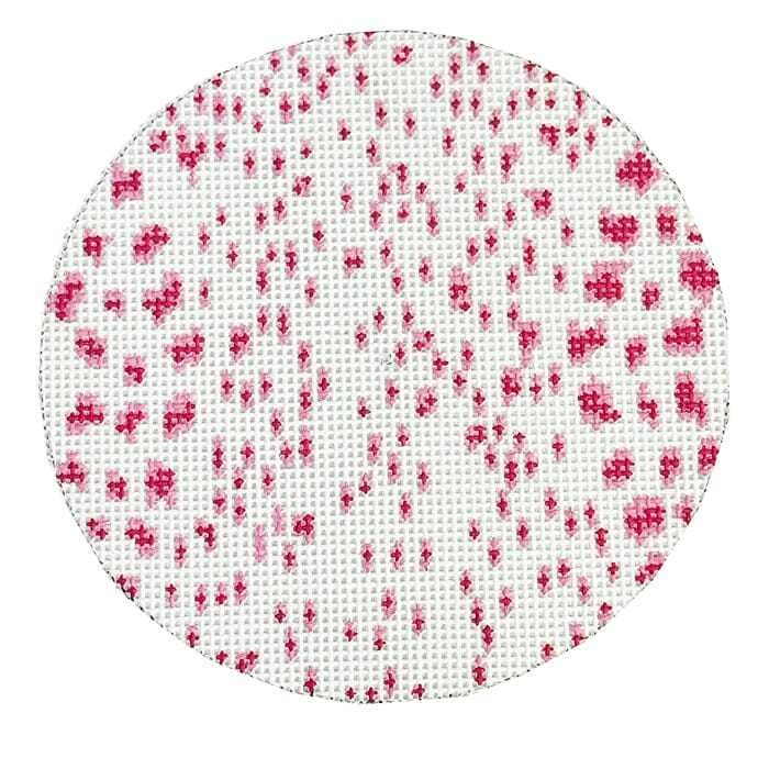 KW63-P - French Dot Round - Pink