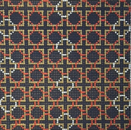 KW71 - Navy Geometric Square