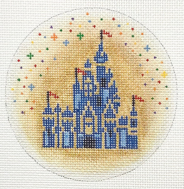 L-11 - Magic Castle with Stars, Gold